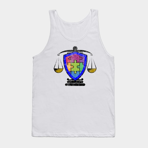 Autism Rights In Justice Tank Top by chiinta